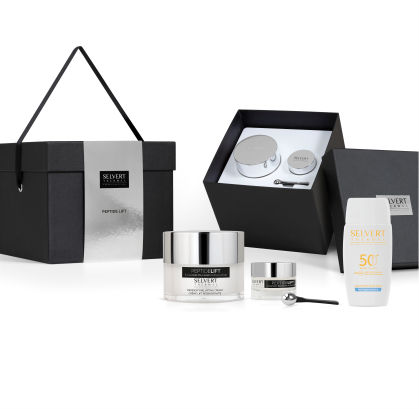 Peptide Lift ajándékcsomag + Hialuronsav tartalmú fényvédő emulzió arcra SPF 50+ fényvédelemmel