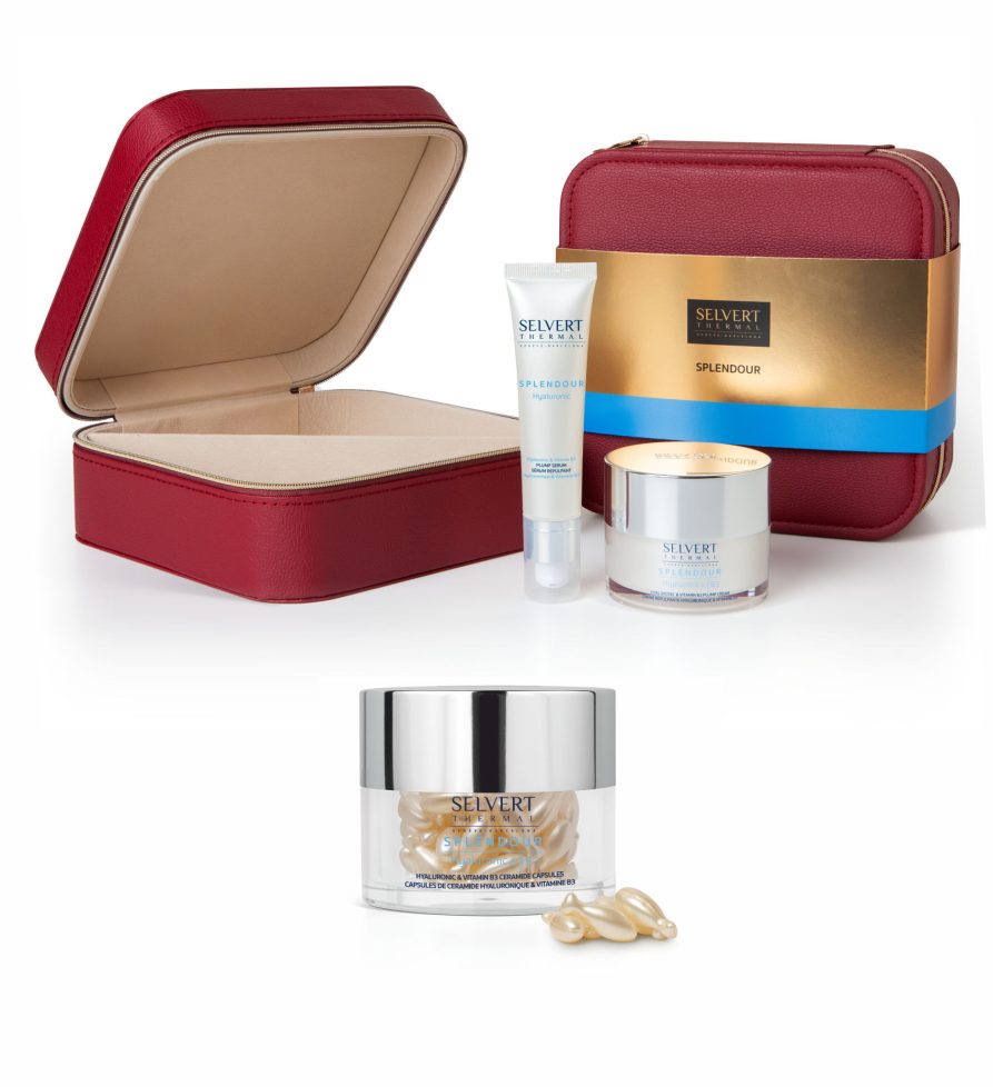 Splendour Hialuronsav + B3 Vitaminos Ráncfeltöltő-Bőrvédő Ajándék csomag - Exkluzív Ékszerdobozban Plusz 1 Darab Splendour Kapszula